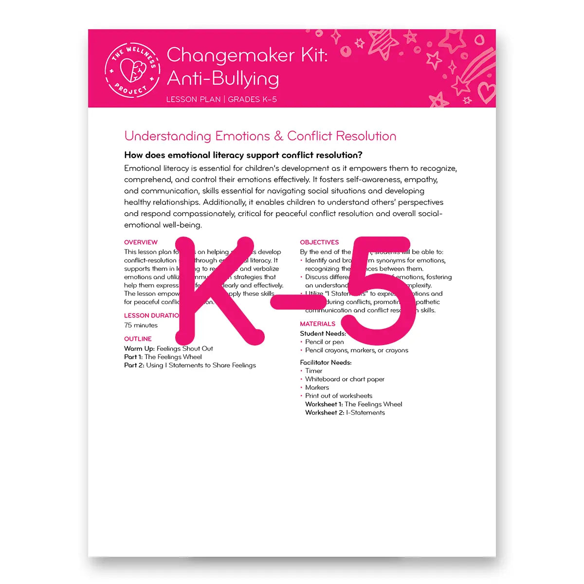 Anti-Bullying Standard Kit (Grades K-5)