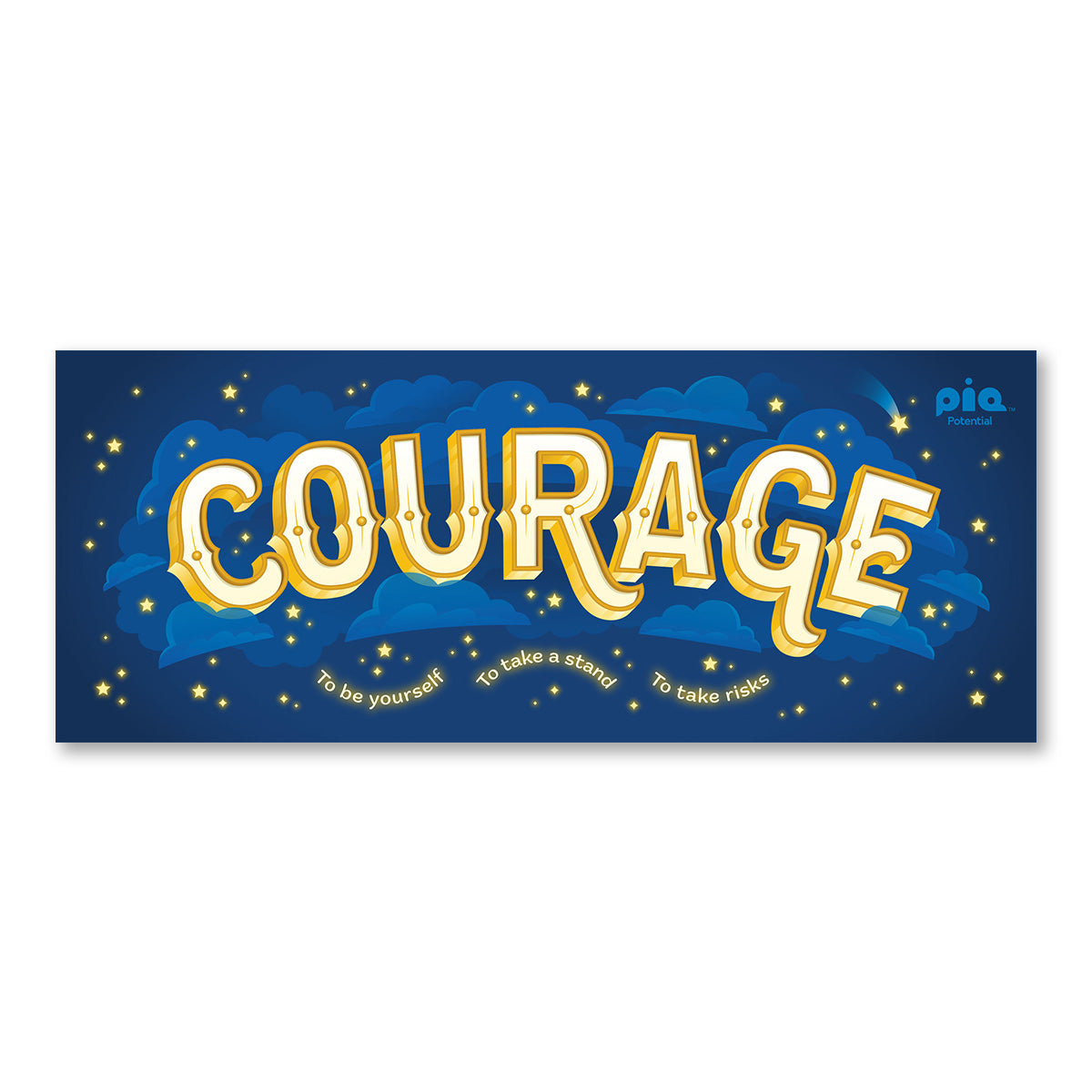 Courage Fabric Banner